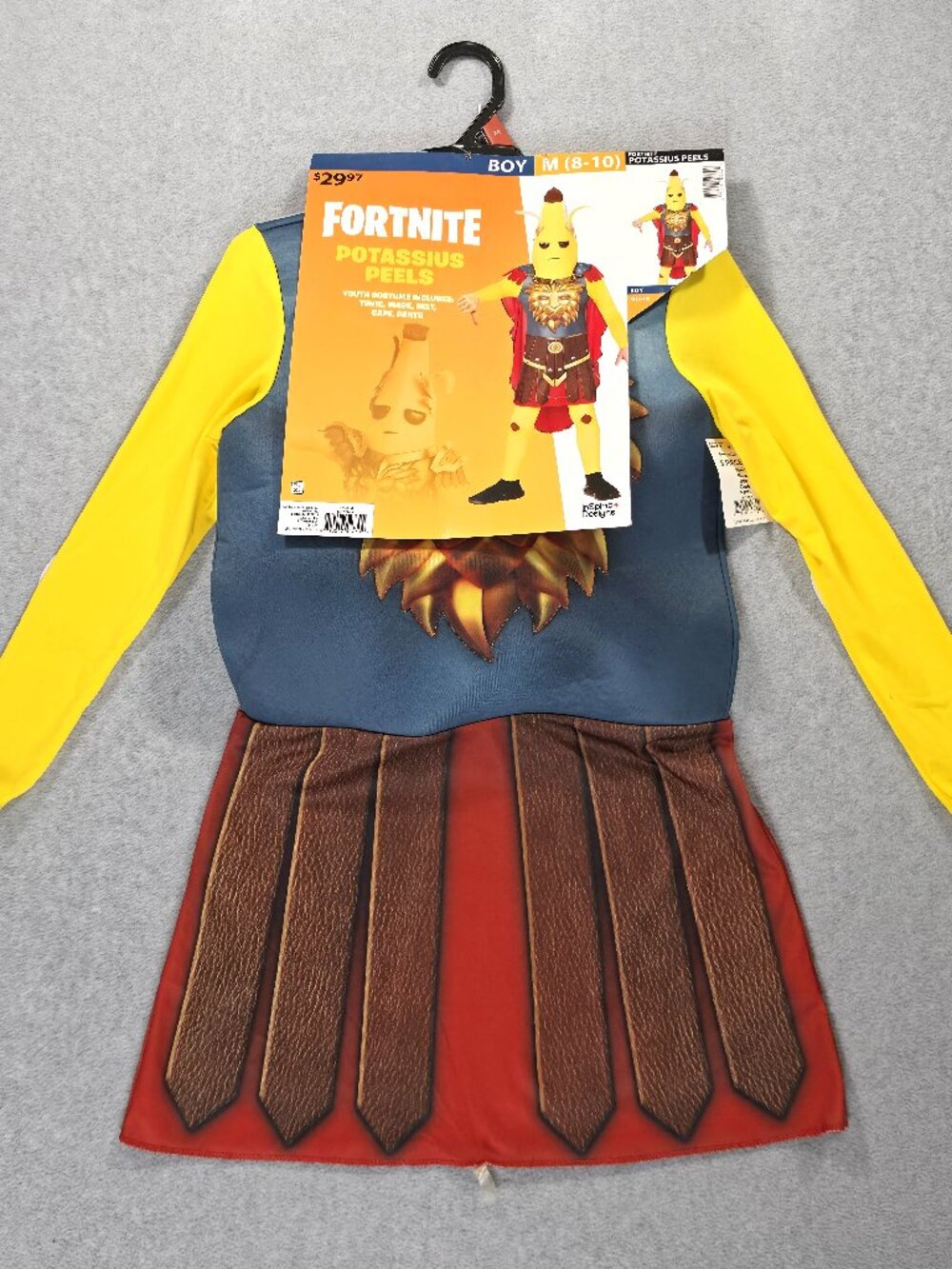 Fortnite Potassius Peels Costume Boy Medium Size 8-10 Halloween New
